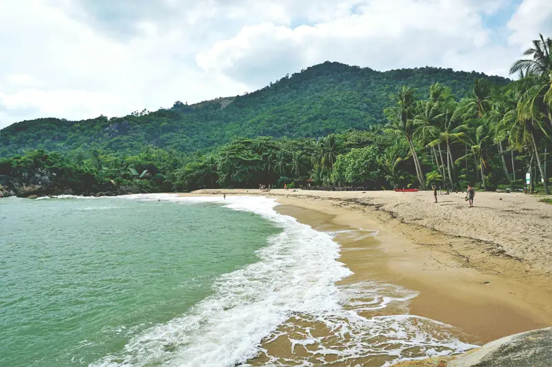 The shoreline at Ban Tai, Koh Phangan