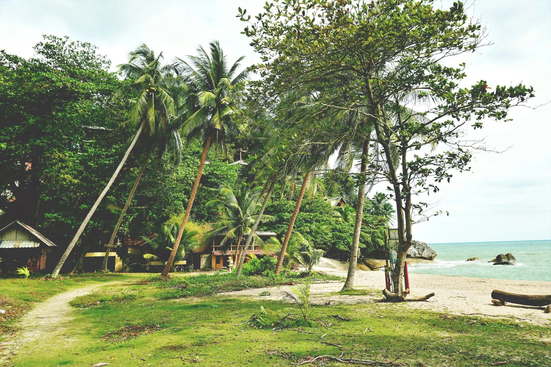 A calm tropical bay on Koh Phangan, Thailand